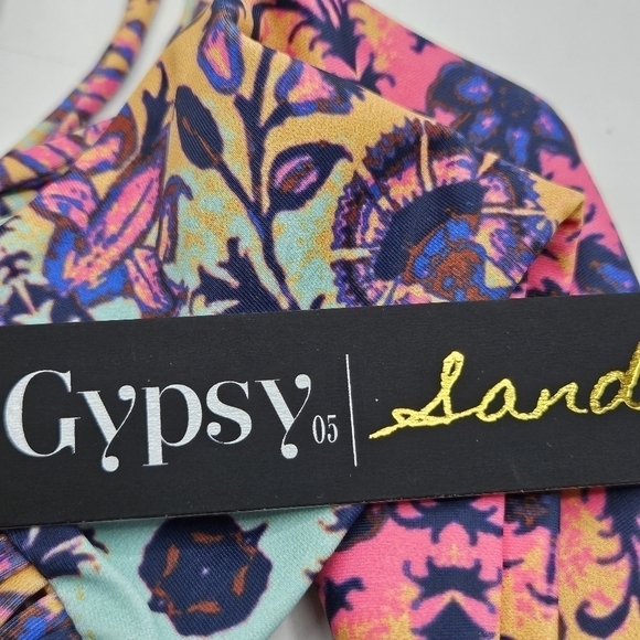 NWT Gypsy 05 swim Mosaic print bikini top only size xs - Picture 7 of 11